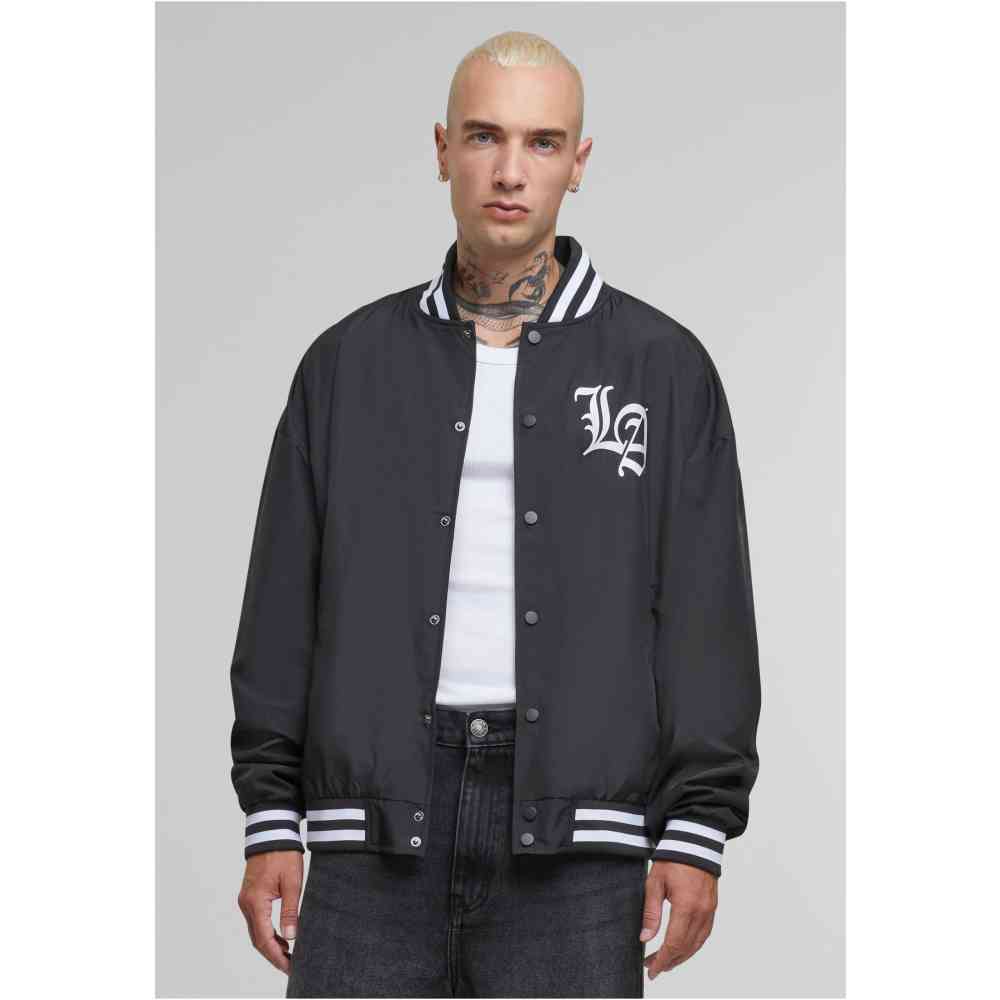 Mister Tee - Los Angeles Arc Light College jacket - Zwart